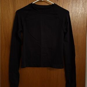 Black Long Sleeve Underscrub Compression Top